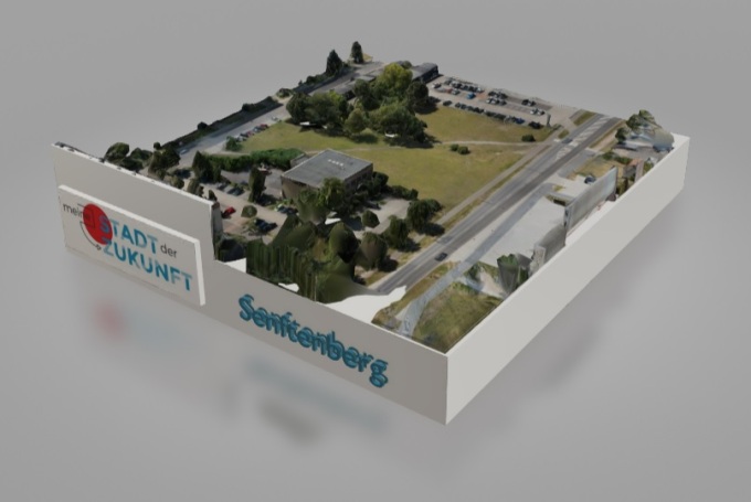 Modell des Standorts im 3D-Viewer