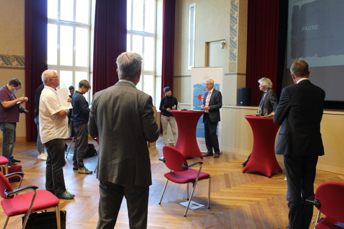 Gesprächsrunde bei der Auftaktveranstaltung Cottbus