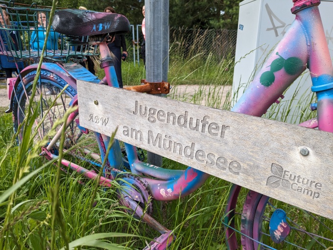 Fahrrad am See